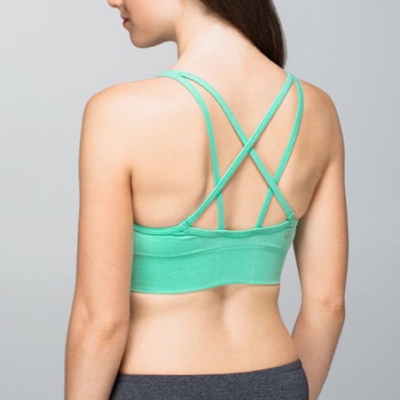 Lululemon Seamlessly Plunge Bra in Heathered Opal - Picture 3 of 8
